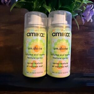 Amika Un.Done Volume and Matte Texture Spray - Set of 2